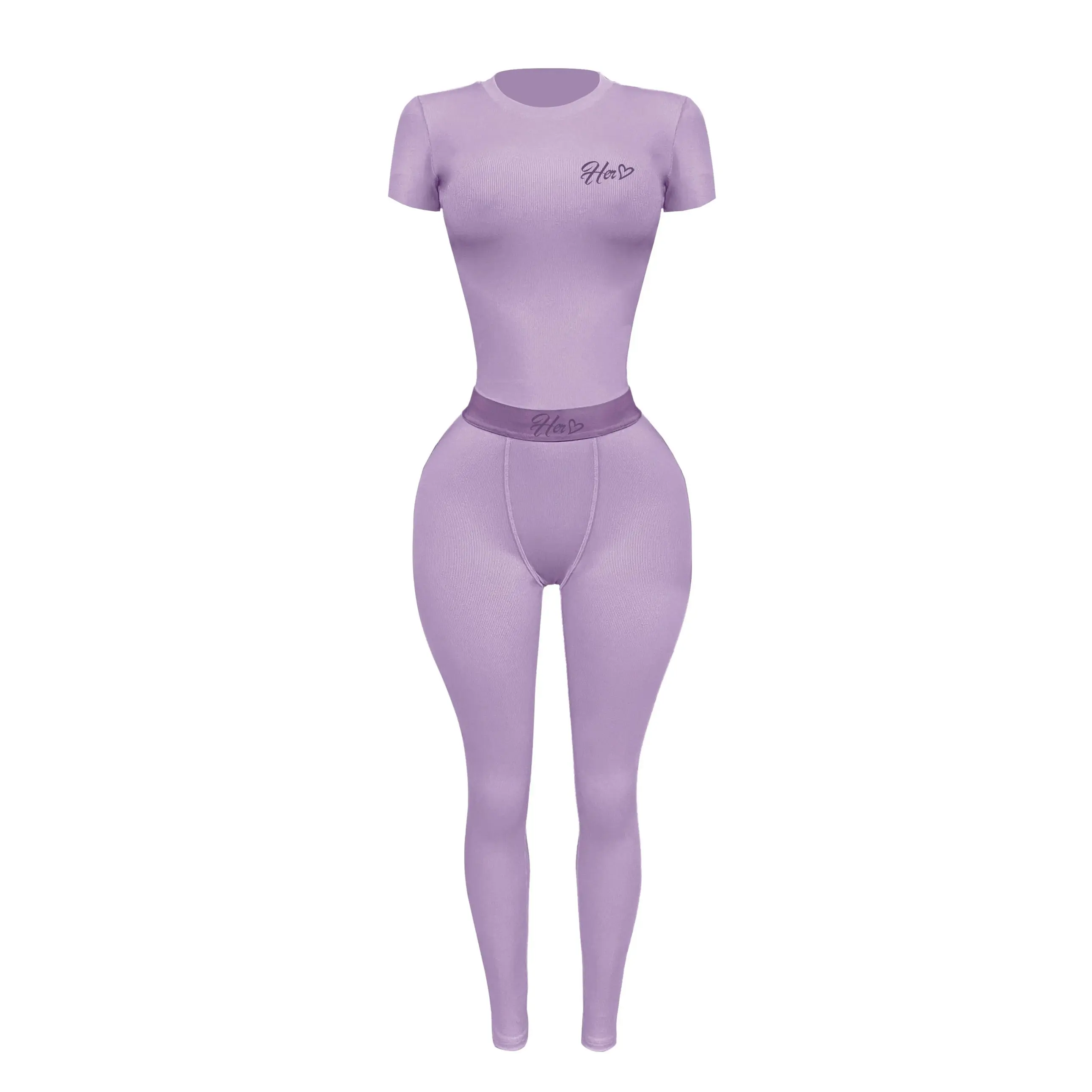 Her Ribbed Legging Essential Set