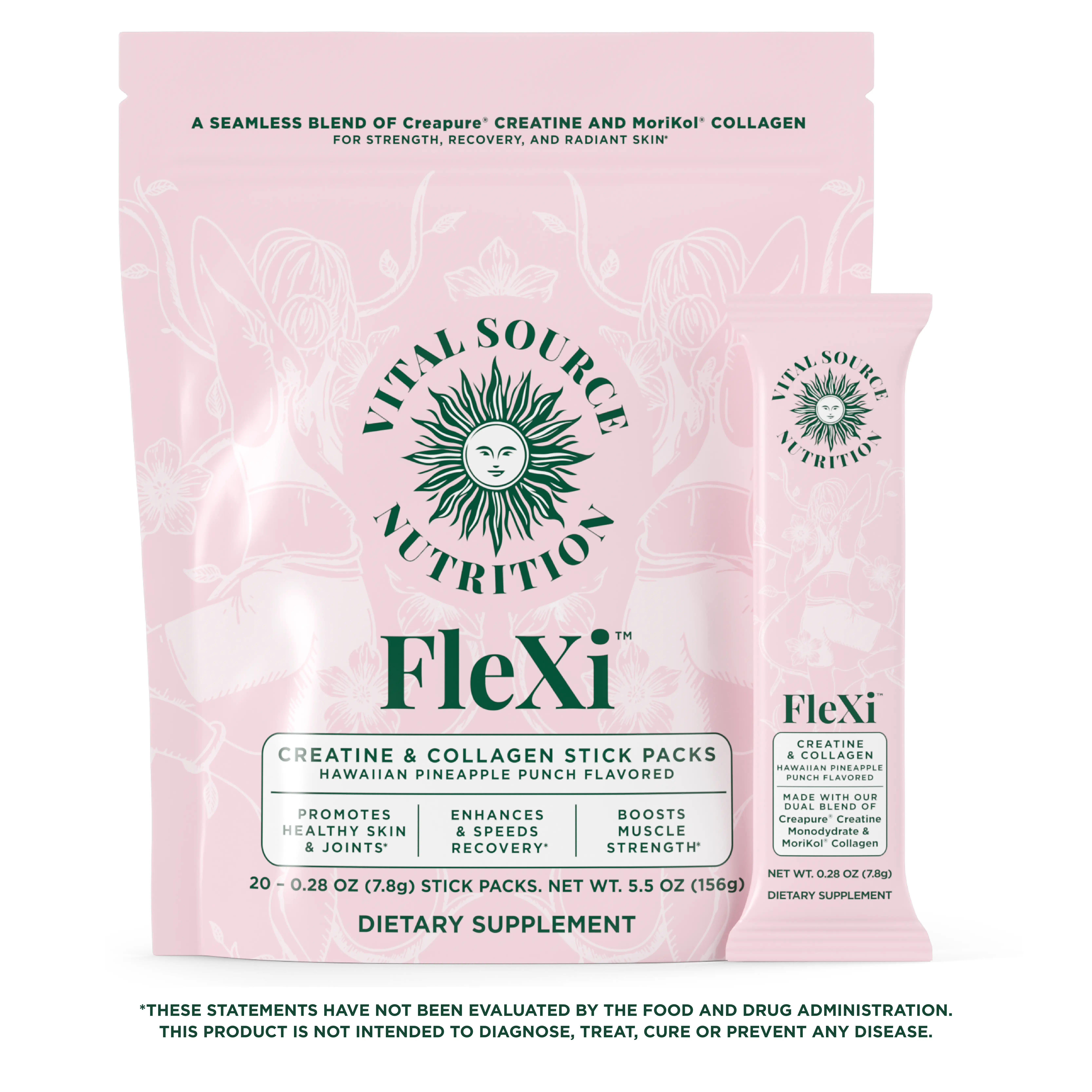 Creatine & Collagen Stick Packs - FleXi - Vital Source Nutrition