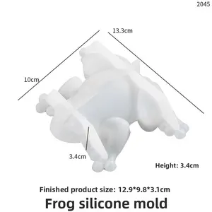 Poppy Diy Jewelry Making Crystal Epoxy Easter Frog Lizard Snail Small Animal Decoration Jewelry Silicone Mold