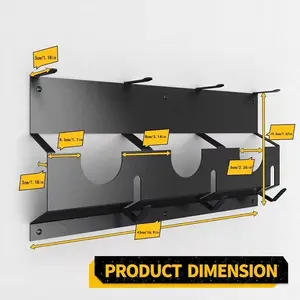 Angle Grinder Stand for Milwaukee & Dewalt Tools, Wall Mounted Holder, Garage & Work Space Organizer, Power Tool Organizer, Durable Design