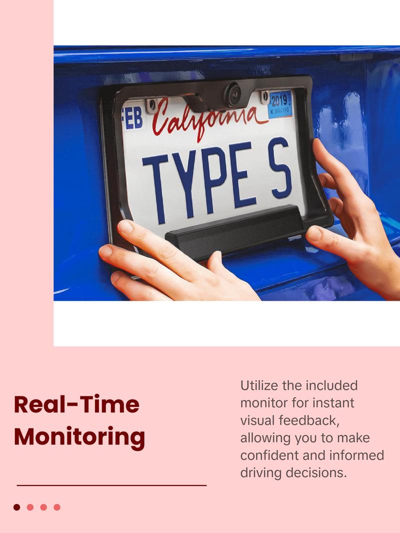 TYPE S Wireless & Solar Powered HD Backup Camera with 5" Monitor