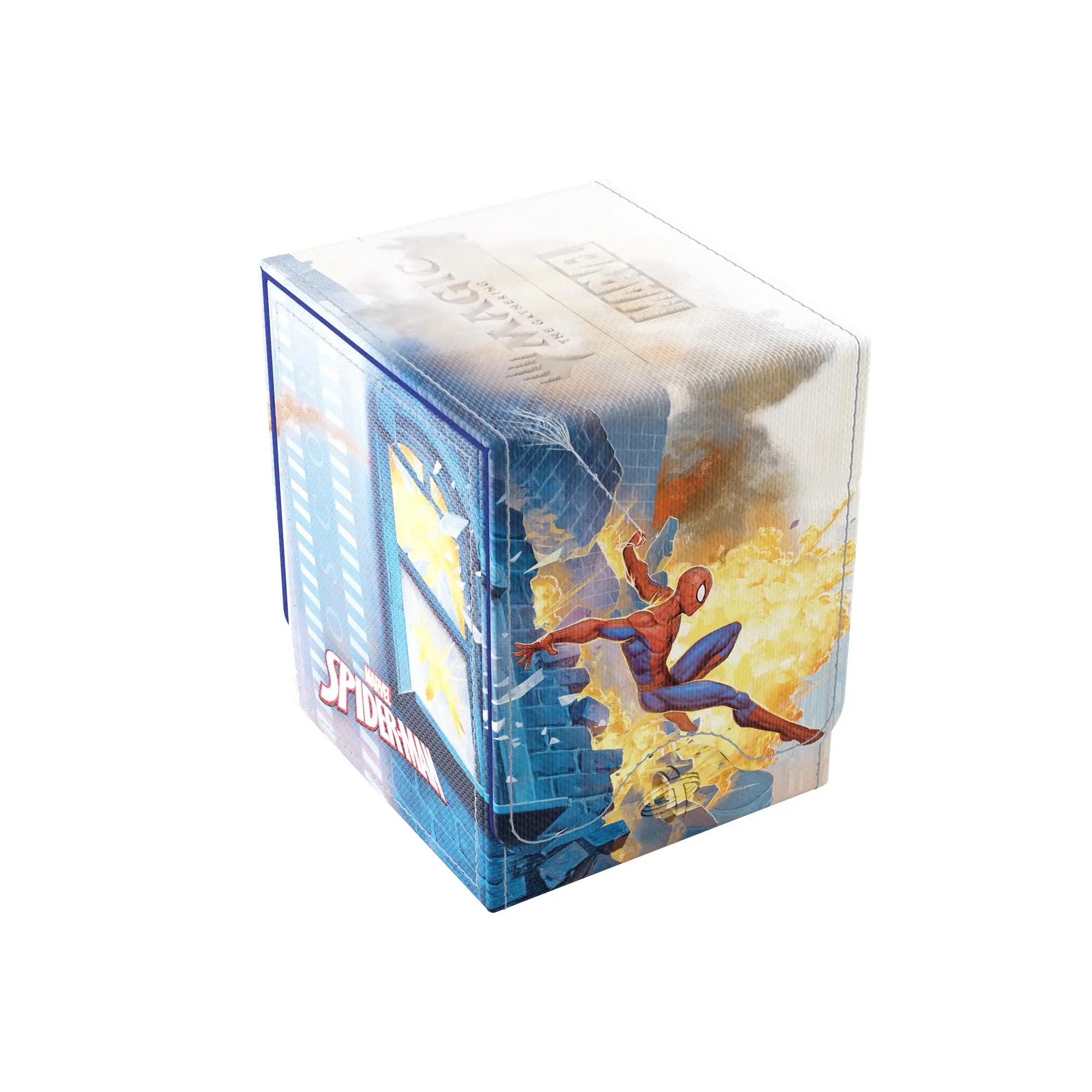 Gamegenic Magic: The Gathering Marvel’s Spider-Man Art Squire PLUS 100+ XL - Premium Convertible Deck Box with Slide Card Case, UV Protection & Armorfyber Finish, Holds 100 Double-Sleeved Cards