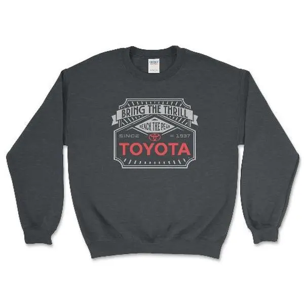 Toyota Off-Road Sweatshirt-Bring the Thrill Cotton Fleece Apparel, Original, Tops, Spandex