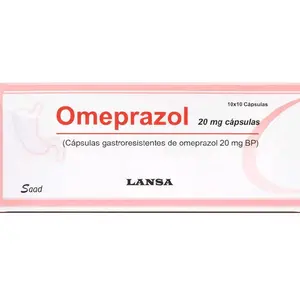 Lansa Omeprazole Capsules 20 mg - Gastroresistant Formulation for Healthcare Use - Vitamin Supplement