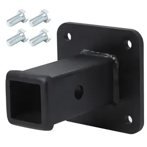 GAOMON Hitch Wall Mount,2" Bolt-On Receiver Opening Hitch Tube,20,000 LBS Bumper Trailer Hitch Compatible for Skid Steer Mount Plate,Heavy Duty Hitch Receiver for Tractor,Lawn Mower,Utility Trailer