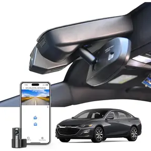 Front 4K and Rear 1080P Dash Cam for Chevy 9th Gen Malibu 2016-2025 (Model A), Model A & Model B Have Same Models Years but Vehicle Sensor Cover are Different, WiFi & App, GPS, 128GB Card dash cam loop