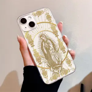 Our Lady of Guadalupe Pattern Phone Case, Anti-drop Cellphone Protective Case, Total Protective Shockproof Mobile Phone Cover for iPhone, Casing