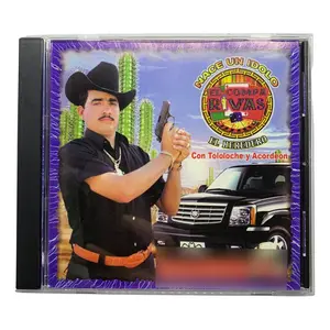 El Compa Rivas Original Album Corridos Y... High Quality New Sealed Collectible CD with 12 Tracks Produced by Rigoberto Garcia