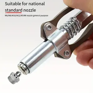 New type lock clamp type high pressure grease nozzle head Tool Hardware Coupler Industrial Tool New type lock clamp type high pressure grease nozzle head Tool Hardware Coupler Industrial Tool