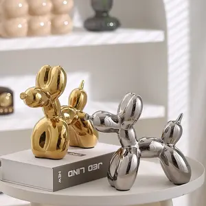 Pet Luxury Store™ –Modern Ceramic Balloon Dog Figurine - Minimalist Home Decor & Jewelry Holder for All Occasions