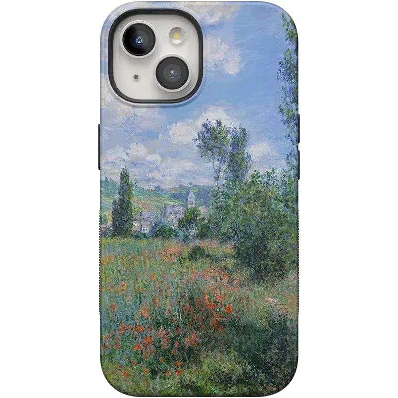 Casely iPhone 15 Case | The Met Museum | Monet's View | Bold Protective Design | Compatible with MagSafe