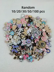 Resin Shoe Charms DIY with Charms Decoration Accessories, Random Patterns Design, Perfect Gift for Birthday & Party, Multiple Quantities Available