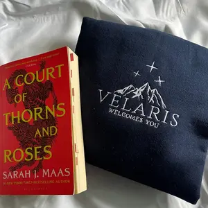 Velaris Embroidered Sweatshirt, Sarah J Maas Sweatshirt, Acotar Merch Sweatshirt, Bookish Gifts