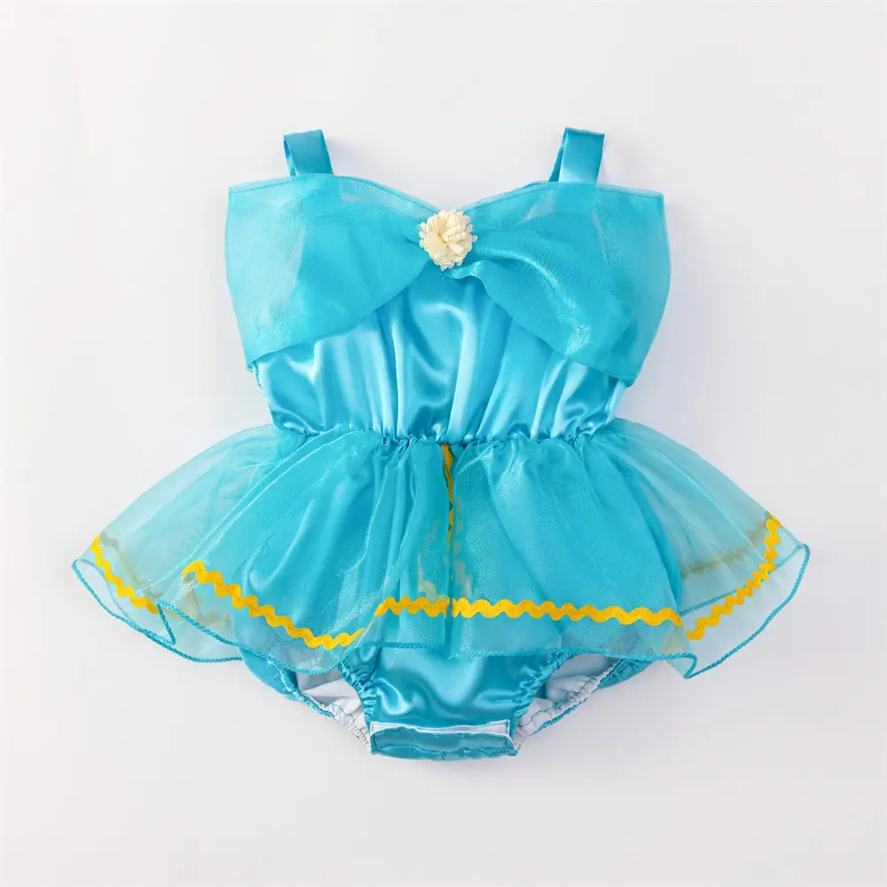 0-18M Blue 02 Cartoon Cosplay Costume Fancy Carnival Kids Cute Newborn Romper Triangle Bag Buttsuit Clothes Performance Princess Theme Party Holiday Baby Girls Ball Gown Toddle Cocktail Dress