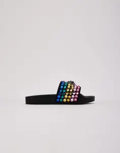 Kids Kurt Geiger Mini Meena Eagle Slides Pre-School