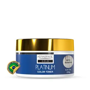 Kerabrasil Platinum Blonde Enhancing - Keratin-Rich Formula for Brightness & Strength | Enhances Blonde Tones for Radiant Platinum Shine | Suitable for All Shades, Long-Lasting Use (Treatment)