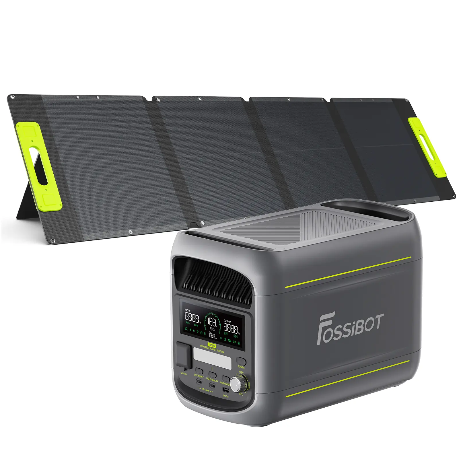 FOSSiBOT F1800 Portable Power Station | 1,800W 1,024Wh