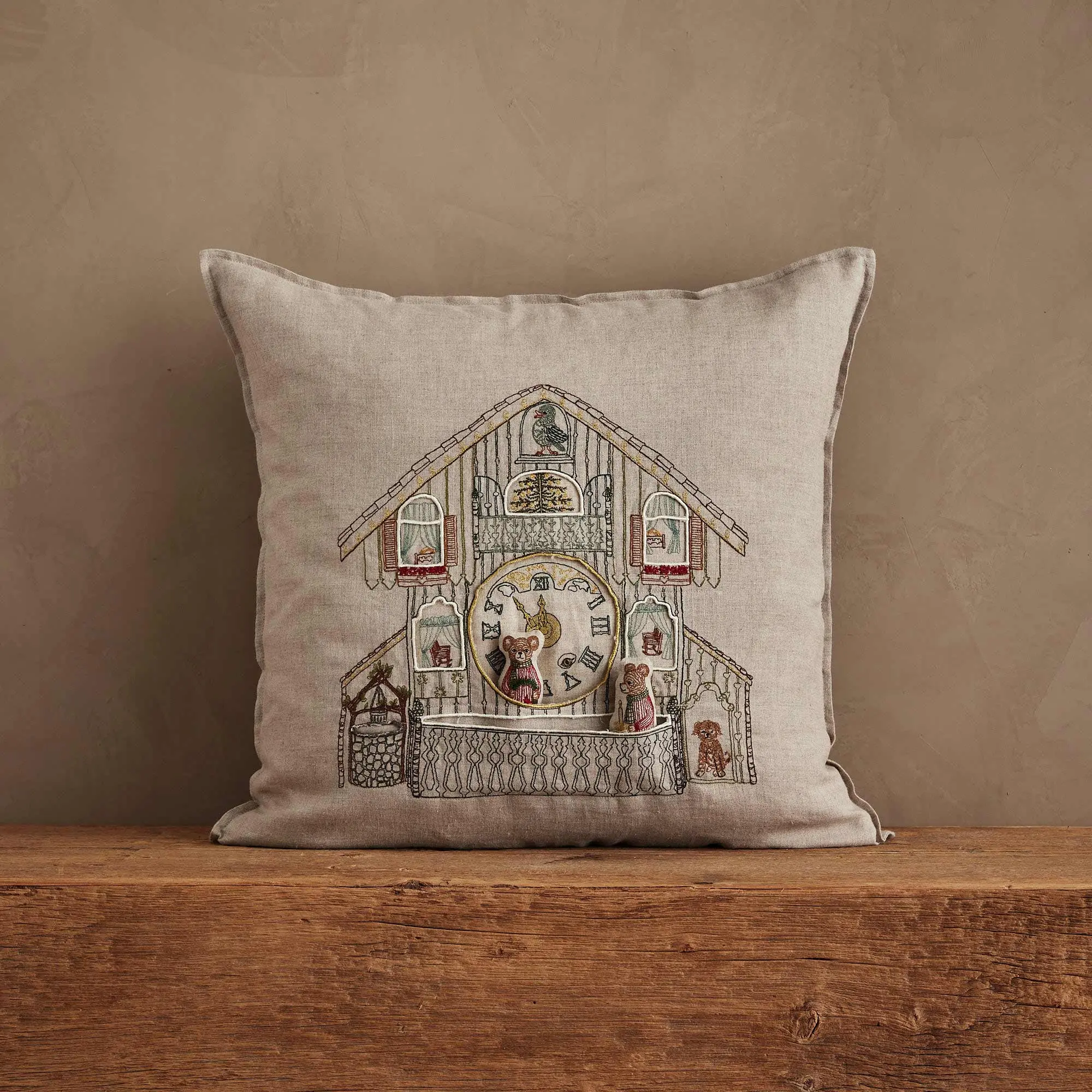 Christmas Clock Pocket Pillow