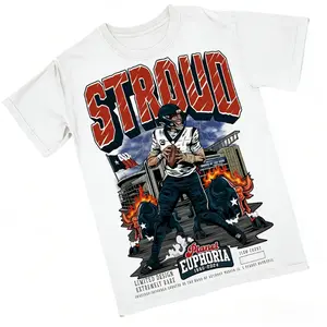 CJ Stroud Planet Euphoria Shirt Vintage Football Graphic Tee for Men Women Fans Y2k Streetwear