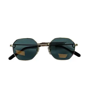 Pre-owned Cartier Sunglasses Gold Frame, Green T26042543