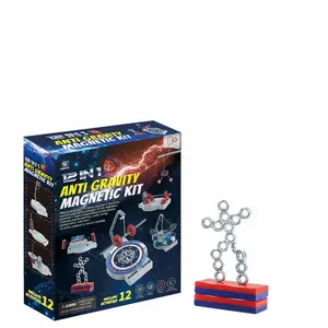 12-in-1 Anti-Gravity Magnetic Building Block Set, Creative Magnetic Blocks: STEM Educational Toy to Spark Your Child's Curiosity. Birthday/Holiday Gift for Kids 8+. Includes a Complete Accessories Box