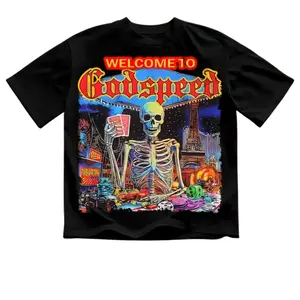 FEEGO Welcome to Godspeed T-shirt, fashion trends  for Men & Women cotton gift tee