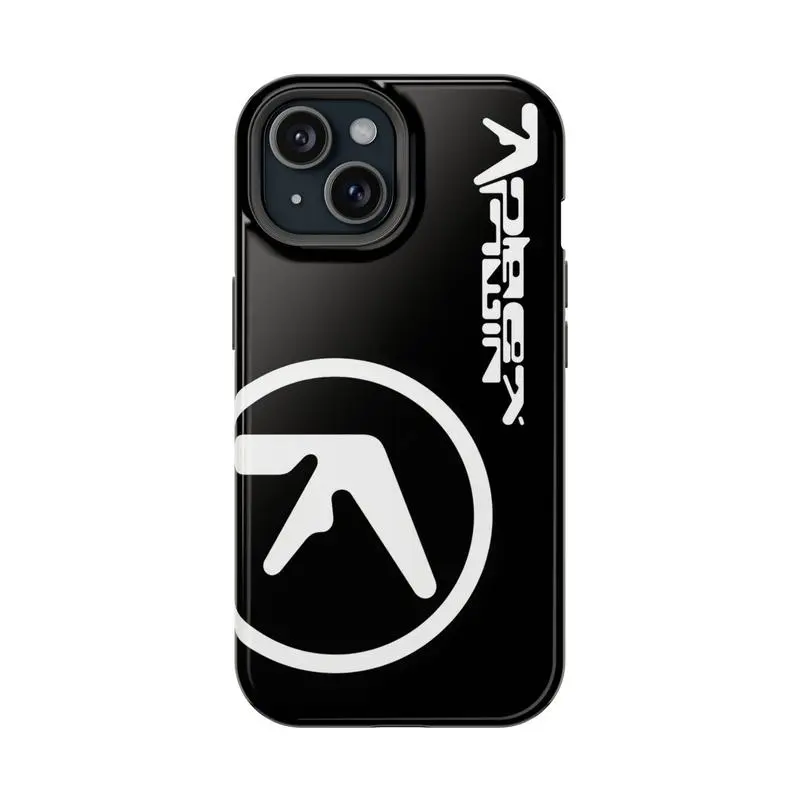 Aphex Twin Impact-Resistant Phonecase Black and White Durable Plastic CoverSuitable for iPhone 17-11 Pro Max/Plus and  Samsung Galaxy S23-25