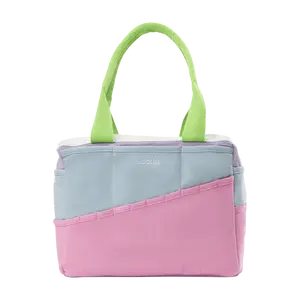 Soolla® Studio Bag, 80's Windbreaker, Pottery Tool Bag, Craft Organizer, Knitting Bag, Crochet Yarn Tote