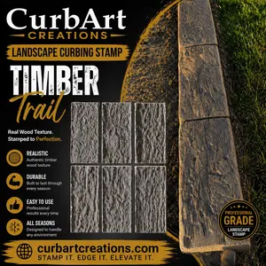 Timber Trail landscape curbing stamp