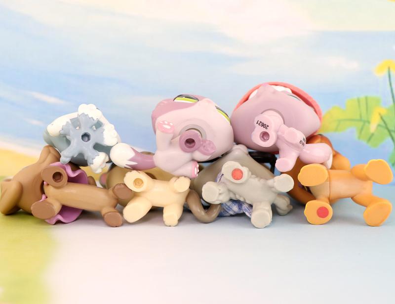 7 Lot Pet Shop Dogs and Cats Collectable with Accessories Kids Gift lps Toys