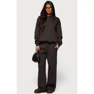 Edikted Women's Basic Girl Wide Leg Sweatpants