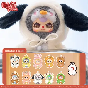 Baby Three I'm not a warrior Series Plush Doll, Cute Animal Design, Blind Box, Soft Stuffed Animal Collectible, Super Soft Fluffy