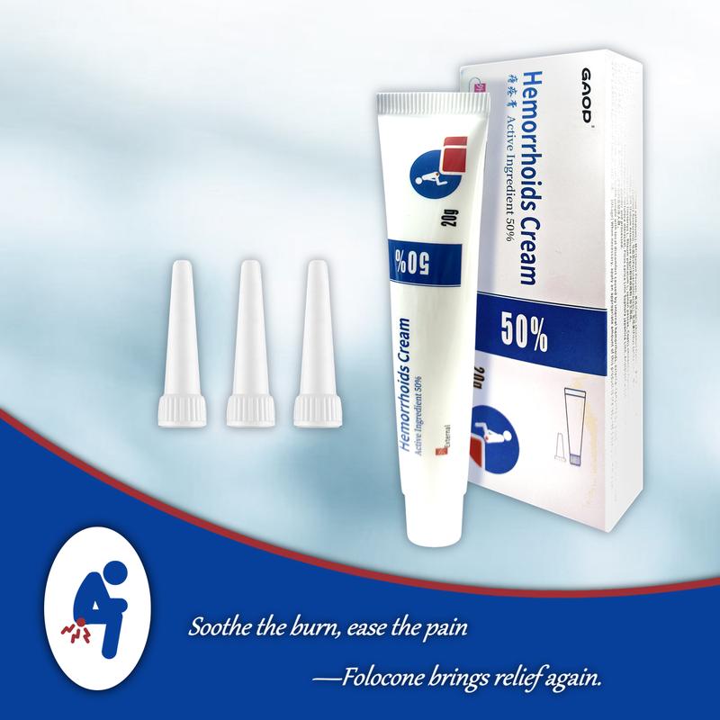 Hemorrhoid Ointment External Use Gentle on Skin Daily Care Perianal Soothing Ointment Natural Formula Non-Sticky 20g