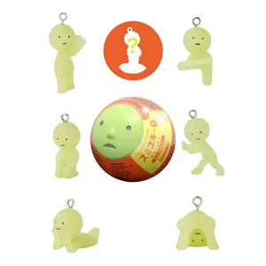 Sonny Angel Smiski Strap Accessory - Series 2, Glow in The Dark Charm Accessory (1) Assorted Sealed Blind Box Original Mini Figure Glow-In-The-Dark Doll