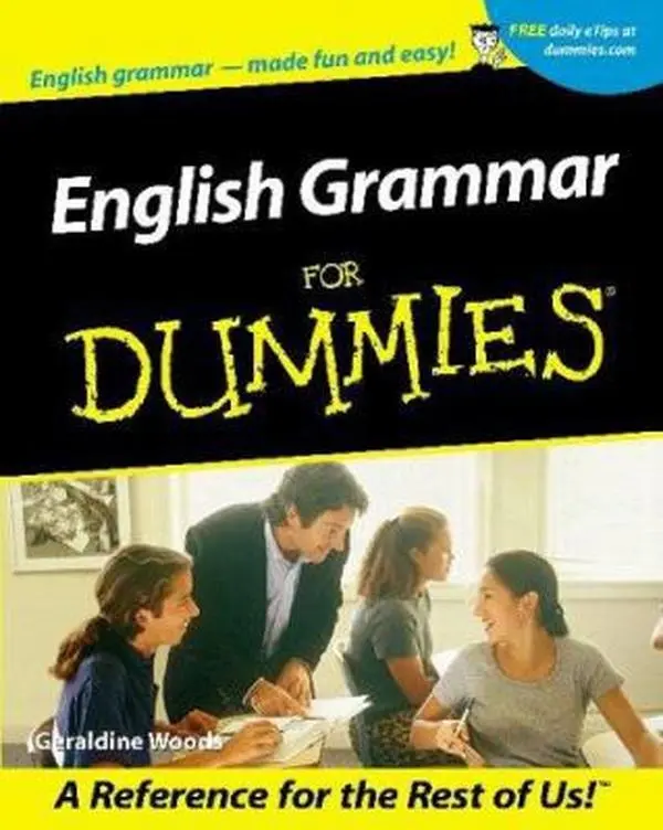 USED Book - English Grammar For Dummies by Geraldine Woods (Paperback) - english