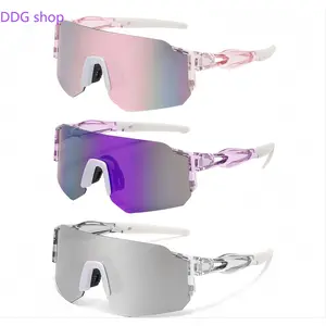 2026 3-Pack Sport Shield Sunglasses, UV400 Windproof Polarized Lenses, Lightweight Rimless Cycling Glasses for Men Women, Perfect for Hiking, Biking & Outdoor Activities