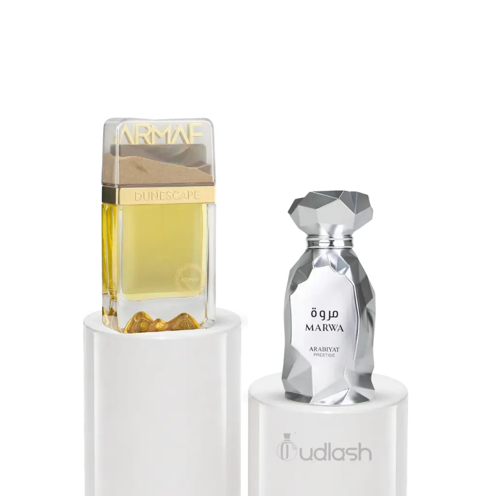 Oudlash Bundle | Armaf Dunescape + Arabiyat Marwa | Unisex Fragrance | 100ML - 3.4 OZ |   Blood Orange- Ozonic Accord & Amber