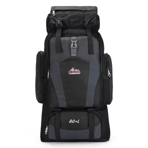 Tactical 80L Hiking Backpack Military Grade Waterproof For Camping Mountaineering Long Distance Trekking Outdoor Sports(Sheets)