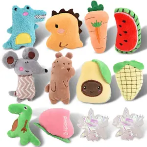 12PCS Whimsical Toys - Soft Plush Stuffed Animal Toys for Indoor/Outdoor Play - Perfect Pet Gift for Cats,Cat Toys,Indoor Playtime, Playful Design,Durable Stuffed Animals,Cartoonish Design