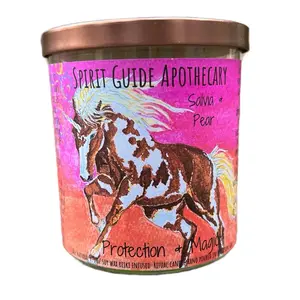 Unicorn- Protection & Magic- Spirit Guide Intention Candle (Pear)
