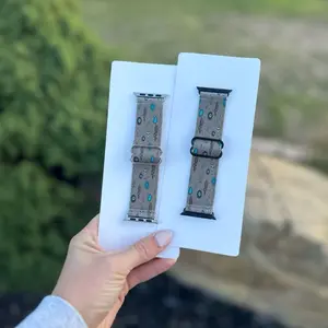 Brown Western Adjustable Handmade Elastic Watch Band for Stylish and Convenient Wear