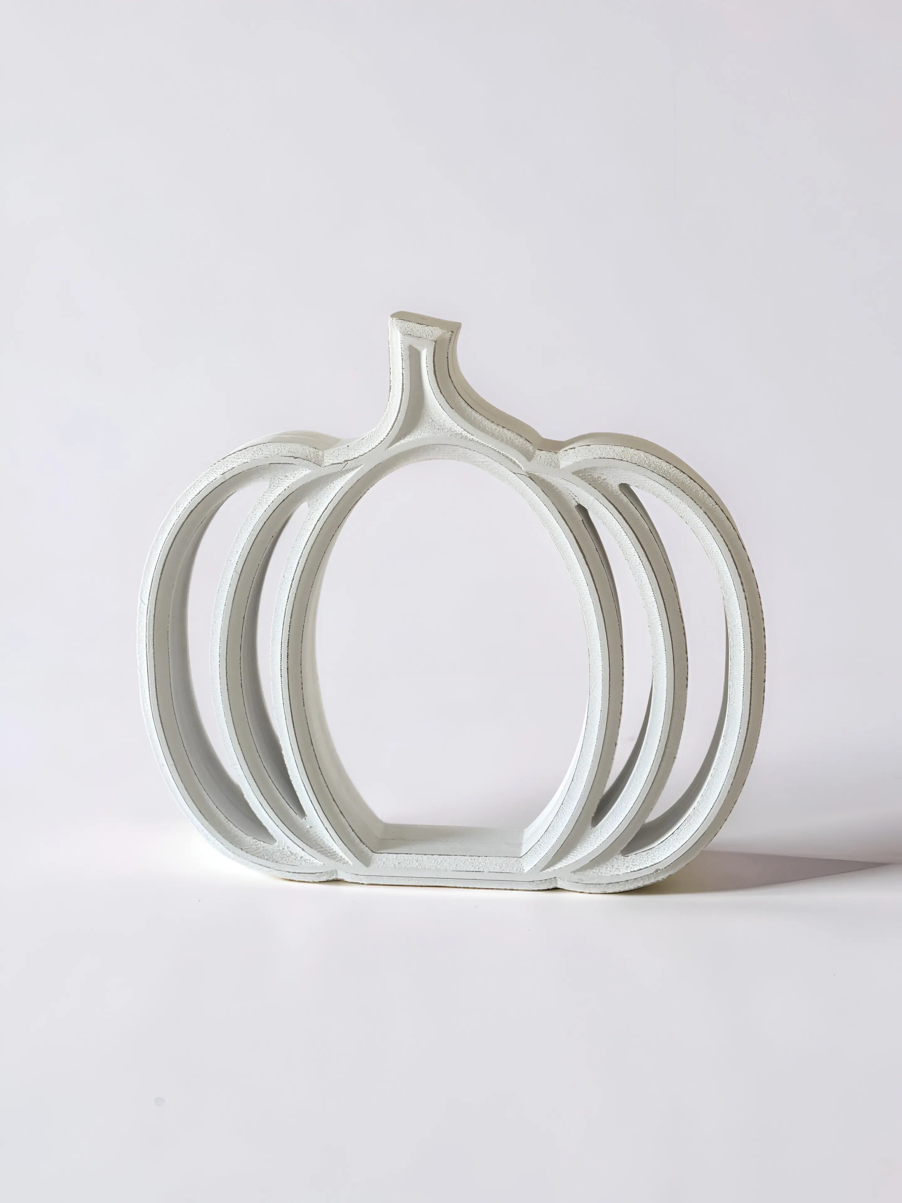 White Cutout Pumpkin