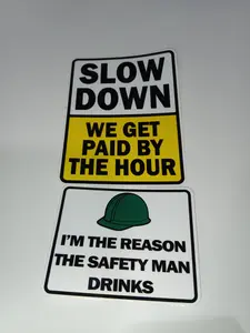 Hard Hat, Tool Box, and Vehicle Stickers Pack of 16