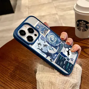 Whale Shark Pattern Clear Magnetic Phone Case, Compatible with MagSafe Silicone Bumper Protective Cover For iPhone X 11 12 13 14 15 16 17 Pro Max Plus