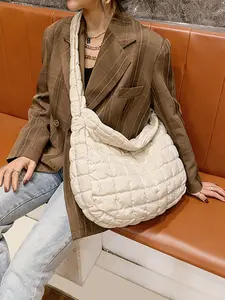 Valentine's Day Cloud Ruched Purse Large Crossbody Shoulder Bag for Women, Casual Lightweight High Capacity Commuter Bag, All Seasons Style, Cross Body Bags
