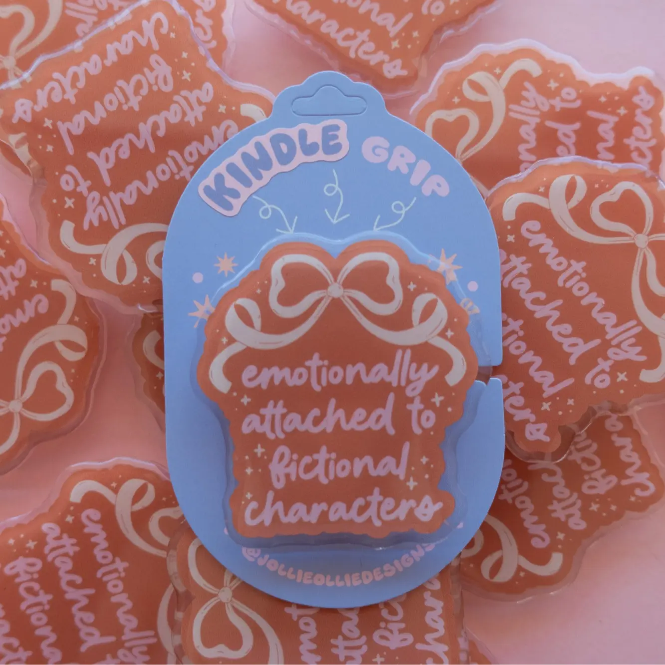Emotionally Attached to Fictional Characters Kindle Grip