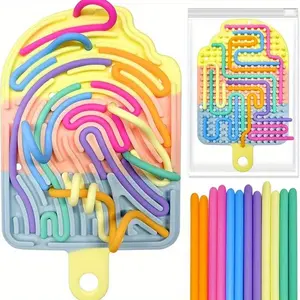 1 set of colorful activity boards, Toddler busy board, suitable for 3+ kids, double-sided toy with mini portable design to enhance fine motor skills, fun learning tool promoting coordination and cognitive development, perfect gift