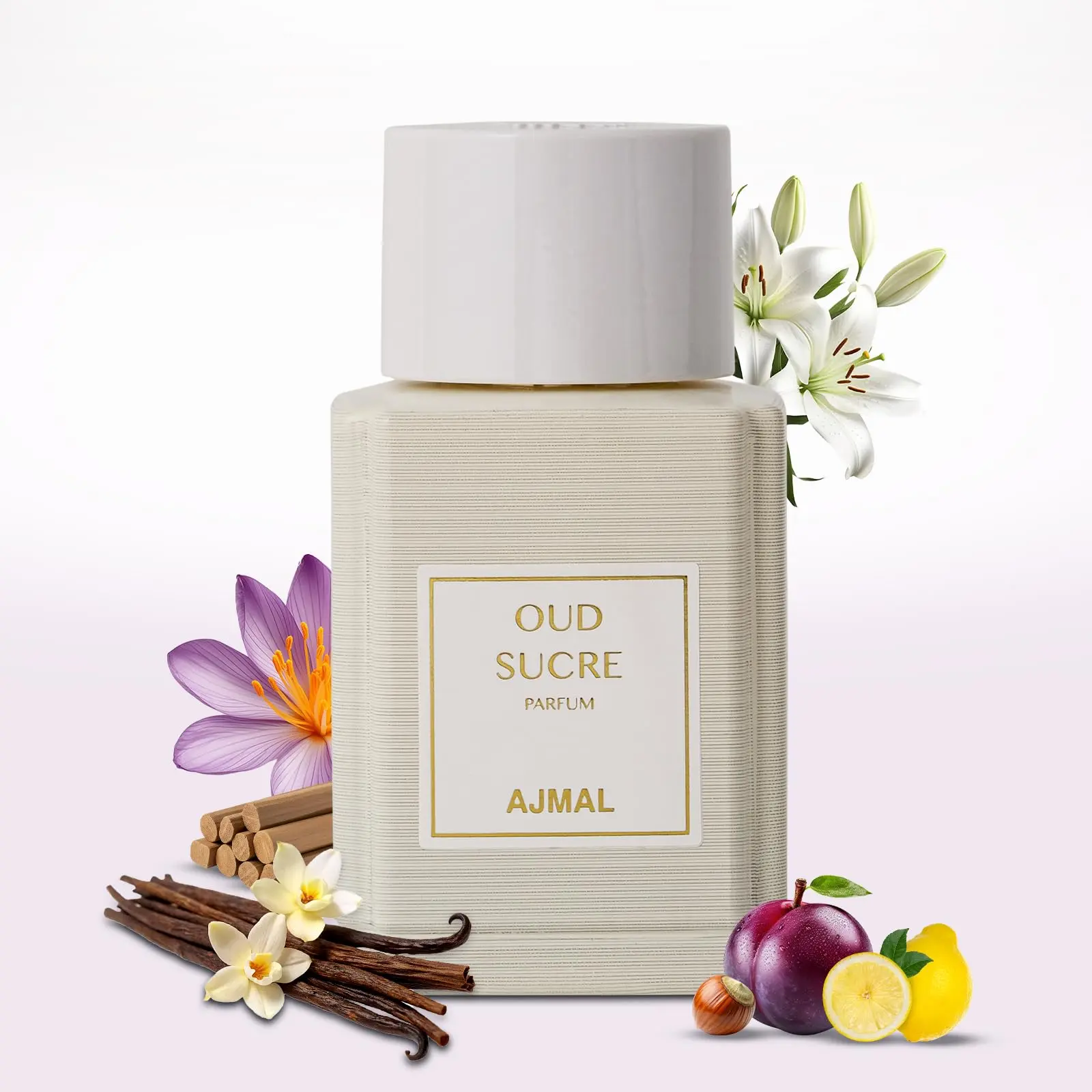 Ajmal Oud Sucré Eau de Parfum for Men and Women – 3.4 fl oz Oud Marquis Luxury Premium Amber Oud Perfume | Long Lasting French Fragrance | Made in France & Crafted in Dubai | Exclusive for USA