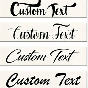 Template Multiple Text Options for Personalized Style