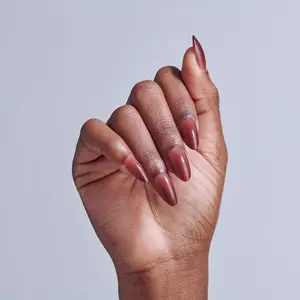 Kiss Core Color Press On Glue Nails - Pinot Noir